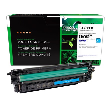 Cig Clover Imaging Remanufactured High Yield Cyan Toner Cartridge for Canon 0459C001 (040 H) 201410P